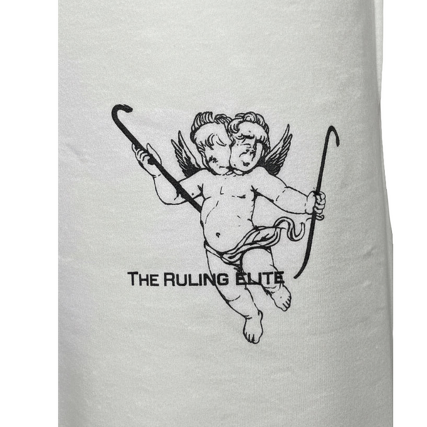 *CROOKS & CASTLES* (WHITE) ~RULING ANGEL~ JOGGER SWEATPANTS