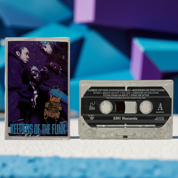 •LORDS OF THE UNDERGROUND ~ KEEPERS OF THE FUNK• ~1994 OG PRESSING~ (CASSETTE TAPE)