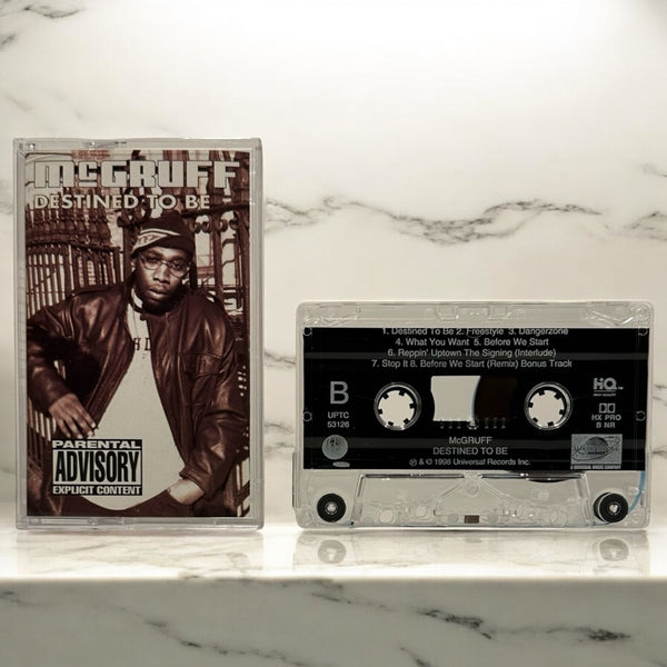 •McGRUFF - DESTINED TO BE• ~1998 OG PRESSING~ (CASSETTE TAPE)