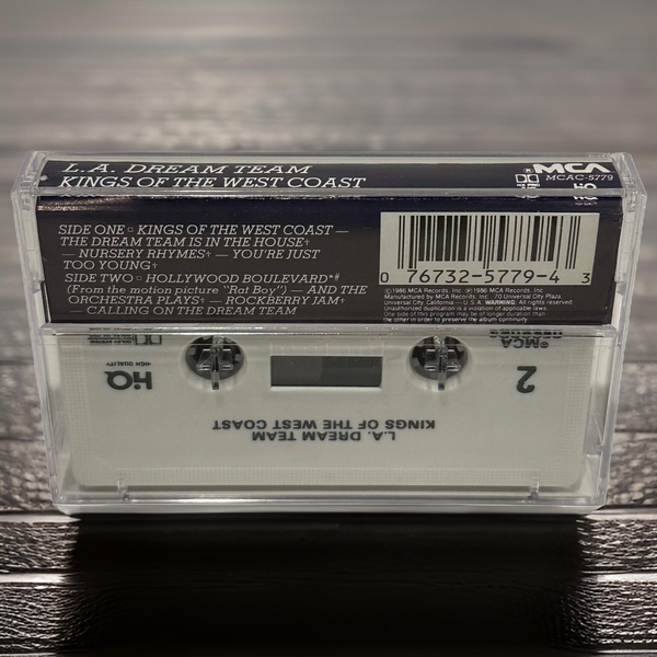 •L.A. DREAM TEAM ~ KINGS OF THE WEST COAST• ~1986 OG PRESSING~ (CASSETTE TAPE)