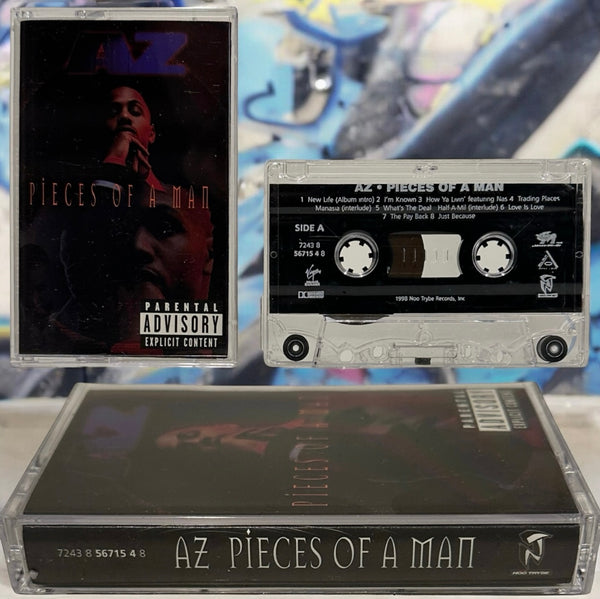 •AZ - PIECES OF A MAN• ~1998 OG CANADIAN PRESSING~ (CASSETTE TAPE)