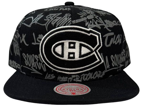 *Montreal Canadiens* snapback hats by Mitchell & Ness