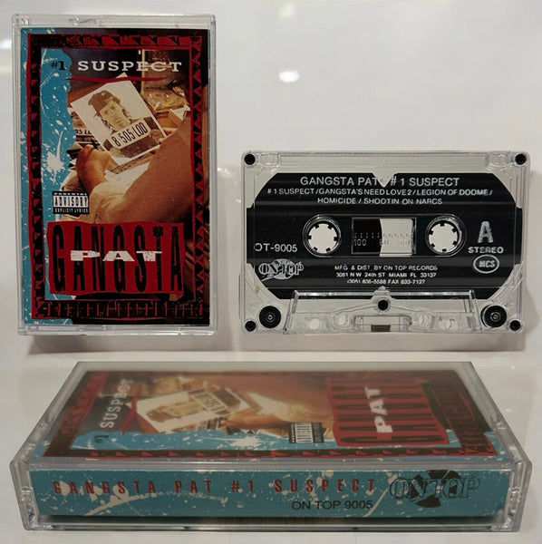 •GANGSTA PAT - #1 SUSPECT• ~1991 OG PRESSING~ (CASSETTE TAPE)