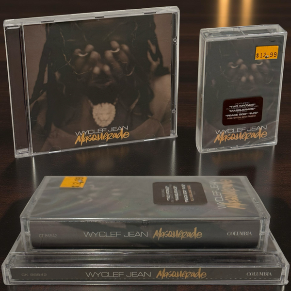 •WYCLEF JEAN ~ THE MASQUERADE• ~2002 OG PRESSINGS• (CD & SEALED CASSETTE TAPE)