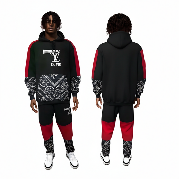 •LA VIE L0U!$• CUT & SEW LUXURY JOGGER SWEATSUITS