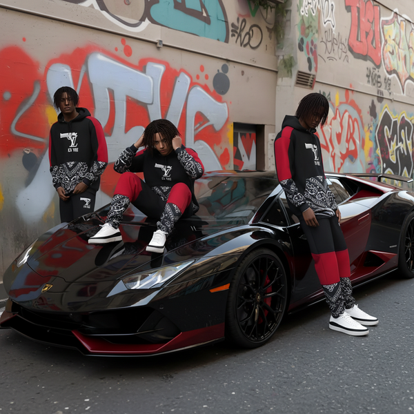•LA VIE L0U!$• CUT & SEW LUXURY JOGGER SWEATSUITS