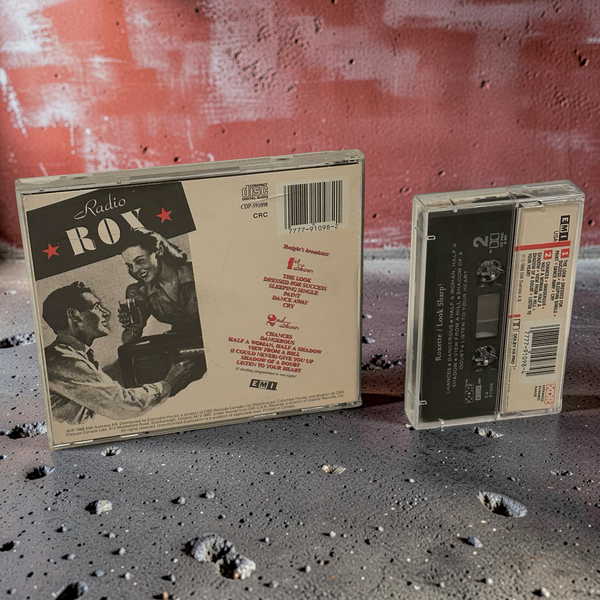 •ROXETTE ~ LOOK SHARP!• ~1988 OG CANADIAN PRESSINGS~ (CD & CASSETTE TAPE)