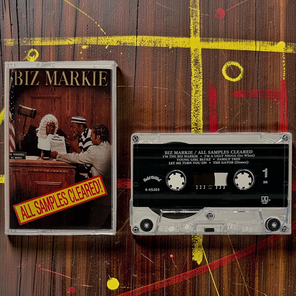•BIZ MARKIE ~ ALL SAMPLES CLEARED• ~1993 OG PRESSING~ (CASSETTE TAPE)