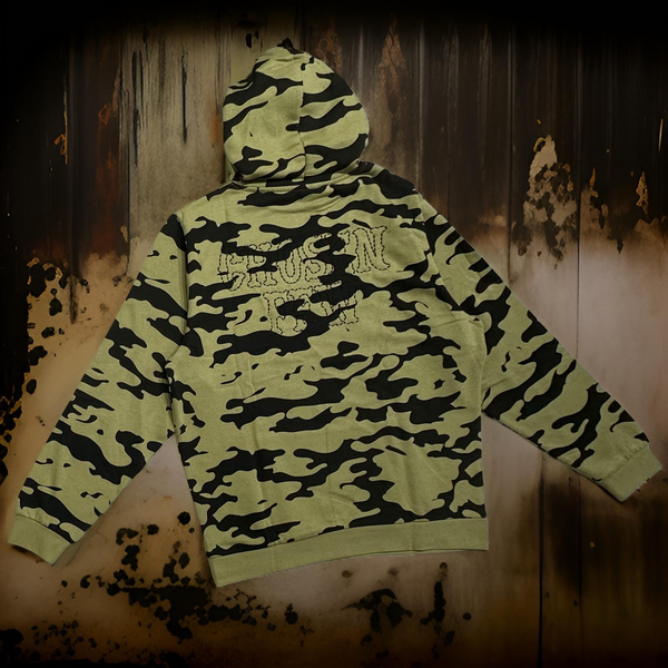 ^HEADRUSH^ (Camo) ~Chosen Few~ Pullover Hoodies (Embroidered Logo)