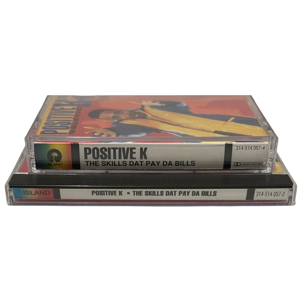 •POSITIVE K - THE SKILLS DAT PAY DA BILLS• ~1992 OG CANADIAN PRESSINGS~ (CD & CASSETTE TAPE)