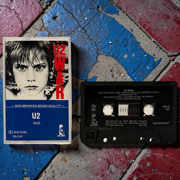 •U2 ~ WAR• ~1983 OG CANADIAN REPRESSINGS~ (CD & CASSETTE TAPE)