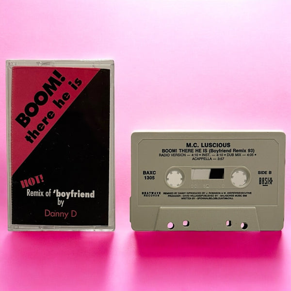 •LUSCIOUS - BOOM! THERE HE IS!• ~1993 OG MAXI-SINGLE~ (CASSETTE TAPE)