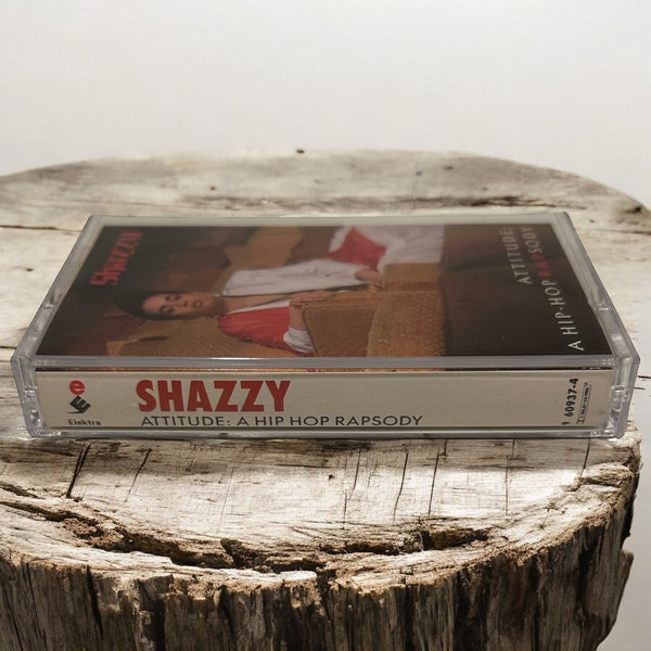 •SHAZZY - ATTITUDE: A HIP HOP RAPSODY• ~1990 OG PRESSING~ (CASSETTE TAPE)