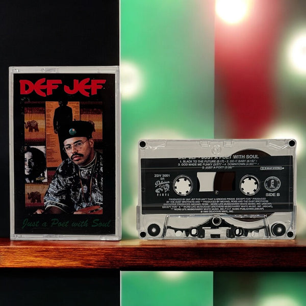 •DEF JEF ~ JUST A POET WITH SOUL• ~1989 OG PRESSING~ (CASSETTE TAPE) (2)
