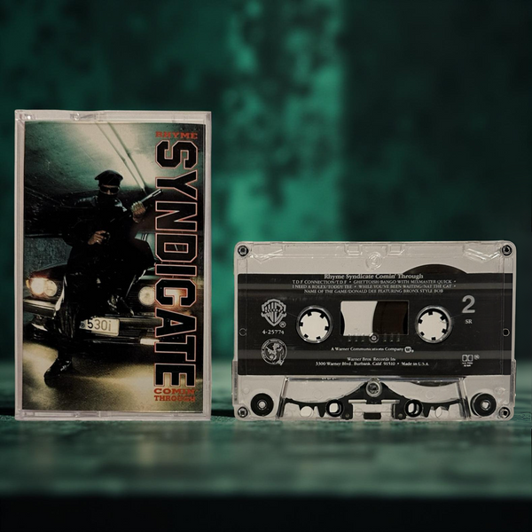 •RHYME SYNDICATE COMIN’ THROUGH - VARIOUS ARTISTS• ~1988 OG PRESSING~ (CASSETTE TAPE)