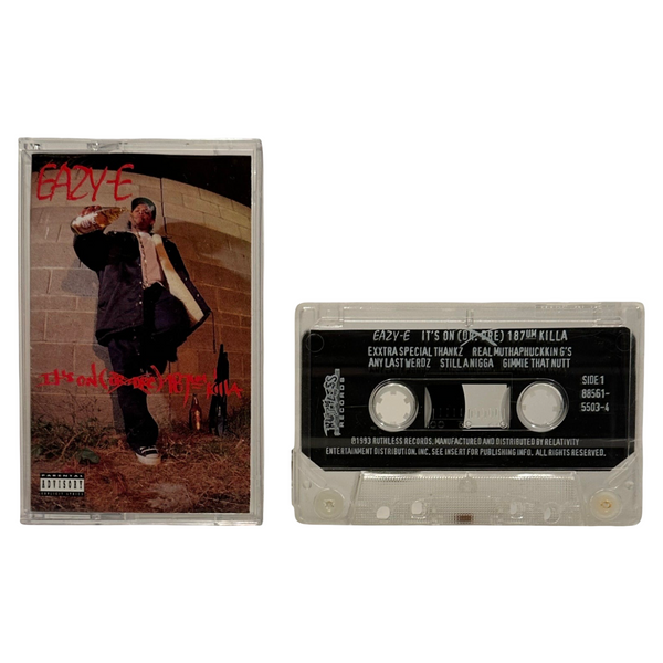 •EAZY-E - IT’S ON (DR. DRE) 187UM KILLA• ~1993 OG PRESSINGS~ (CD & CASSETTE TAPE)