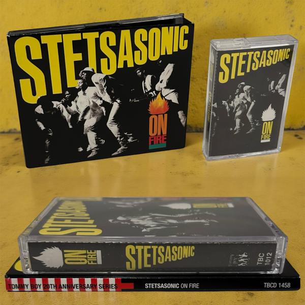 •STETSASONIC - ON FIRE• ~1986 OG PRESSING & REPRESSING~ (CD & CASSETTE TAPE)