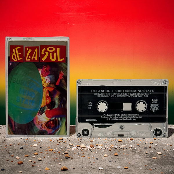•DE LA SOUL ~ BUHLOONE MINDSTATE• ~1993 OG PRESSING~ (CASSETTE TAPE)