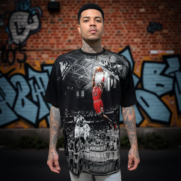 •JORDAN DUNK - “90’s• Luxury big print tees (Cotton Blends) (UP TO 5XL)