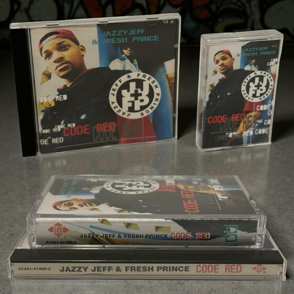 •JAZZY JEFF & FRESH PRINCE - CODE RED• ~1993 OG PRESSINGS~ (CD & CASSETTE TAPE)