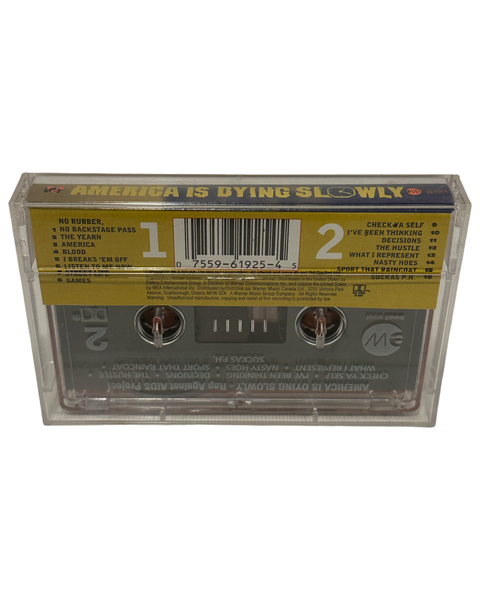 •AMERICA IS DYING SLOWLY - COMPILATION• ~1996 OG PRESSING~ (CASSETTE TAPE)