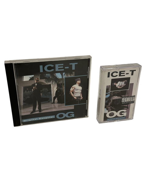 •ICE-T - ORIGINAL GANGSTER• ~1991 OG PRESSINGS~ (CD & CASSETTE TAPE)