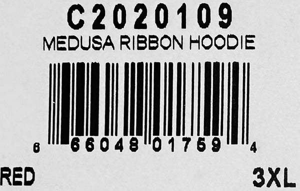 *CROOKS & CASTLES* (RED) ^MEDUSA RIBBON^ PULLOVER HOODIES FOR MEN