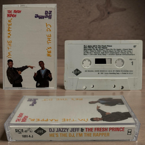 •DJ JAZZY JEFF & THE FRESH PRINCE - HE’S THE DJ, I’M THE RAPPER• ~1988 OG PRESSING~ (CASSETTE TAPE) (1)