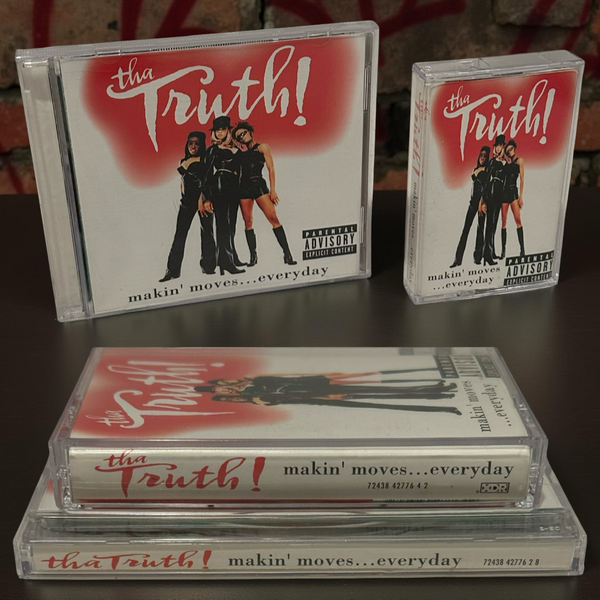 •THA TRUTH - MAKIN’ MOVES…EVERYDAY• ~1996 OG PRESSINGS~ (CD & CASSETTE TAPE)