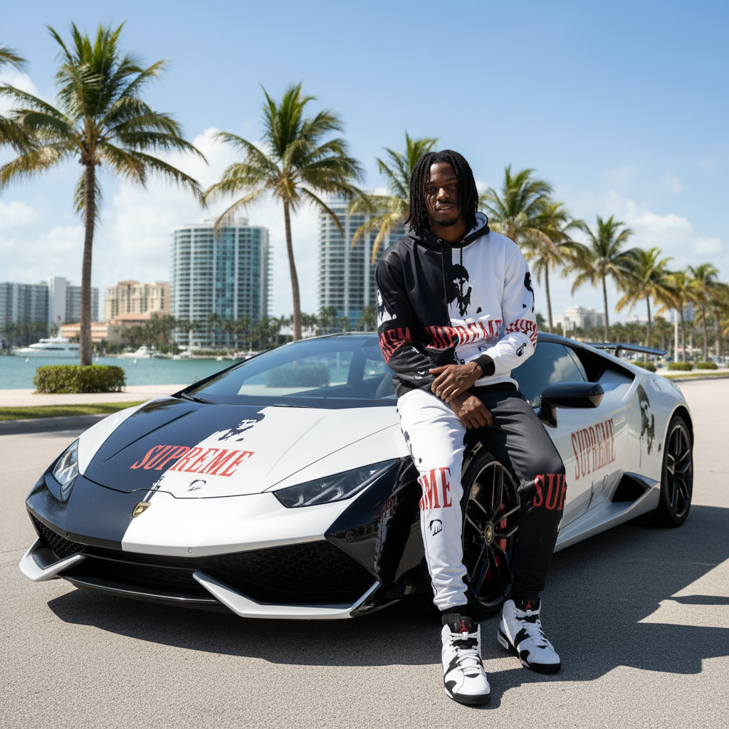 *$UPR3M3 SCARFACE* ~JOGGER SWEATSUIT~ (HOODED) (FLEECY SOFT LINED)