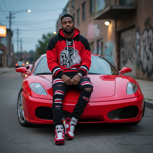 *THE NEXT ONE* JERSEY STYLE COTTON HOODIES (EMBROIDERED)