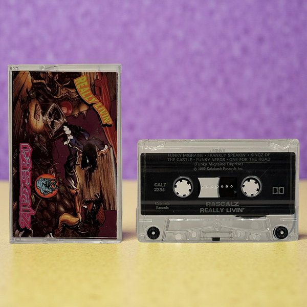 •RASCALZ - REALLY LIVIN’• ~1993 OG PRESSING~ (CASSETTE TAPE)