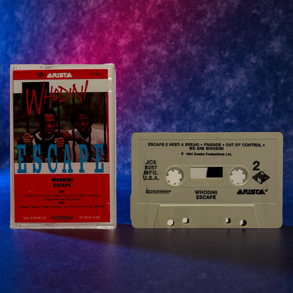 •WHODINI ~ ESCAPE• ~1984 OG PRESSING~ (CASSETTE TAPE)