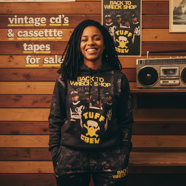 •TUFF CREW ~ BACK TO WRECK SHOP• ~1989 OG PRESSING~ (CASSETTE TAPE) (2)