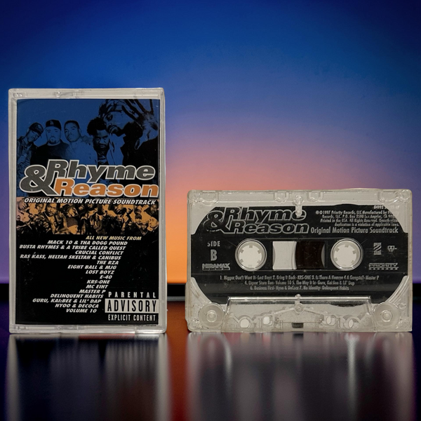 •RHYME & REASON ~ ORIGINAL MOTION PICTURE SOUNDTRACK• ~1997 OG PRESSING~ (CASSETTE TAPE)