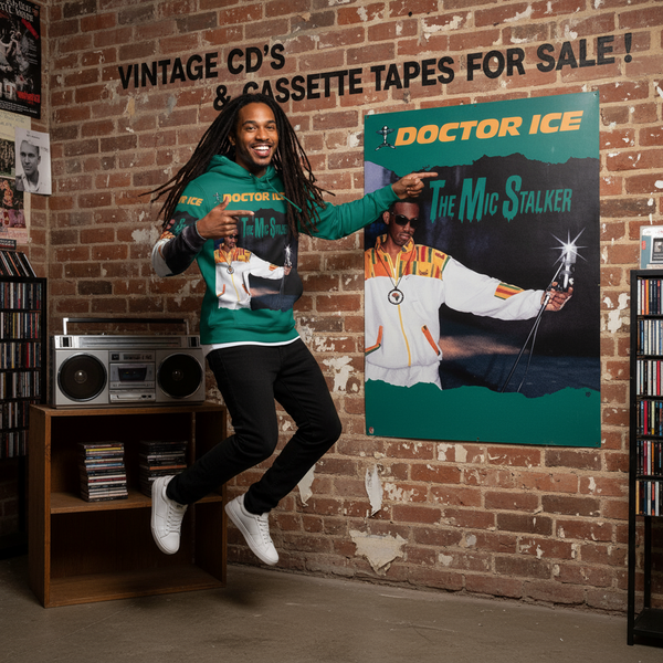 •DOCTOR ICE ~ THE MIC STALKER• ~1989 OG PRESSING~ (CASSETTE TAPE)