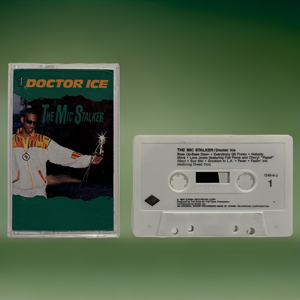 •DOCTOR ICE ~ THE MIC STALKER• ~1989 OG PRESSING~ (CASSETTE TAPE)