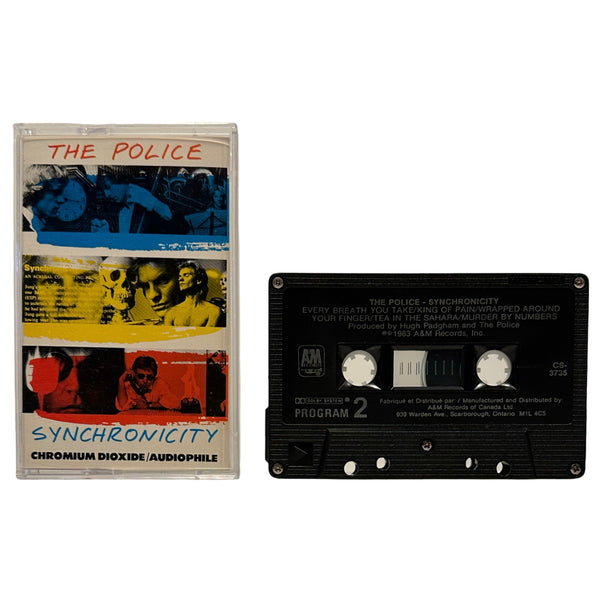 •THE POLICE - SYNCHRONICITY• ~1983 OG CANADIAN REPRESSINGS~ (CD & CASSETTE TAPE)