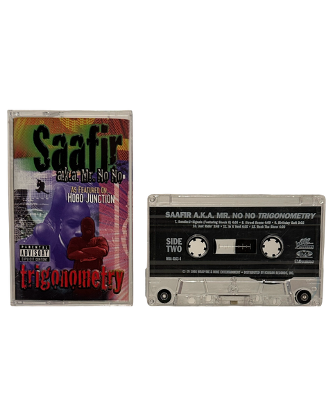•SAAFIR A.K.A. MR. NO NO - TRIGONOMETRY• ~1998 OG PRESSING~ (CASSETTE TAPE)