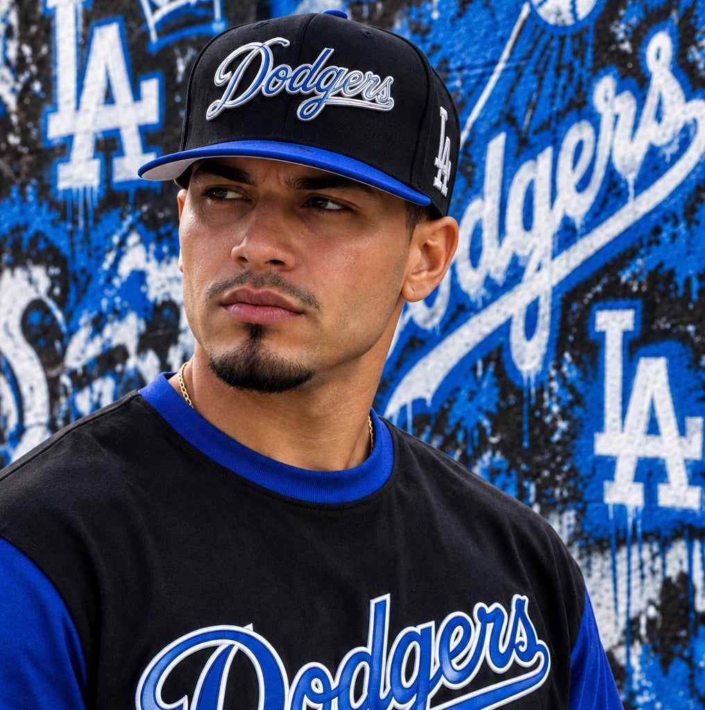 *LOS ANGELES DODGERS* Snapback hats by Mitchell & Ness (Pro Pinch Fit)