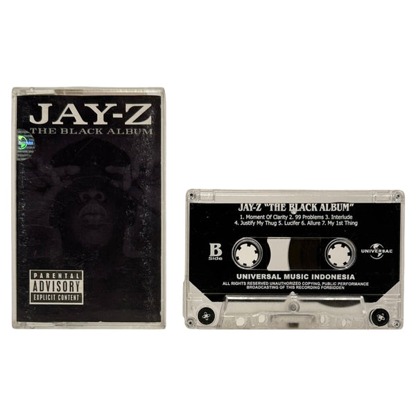 •JAY-Z - THE BLACK ALBUM• ~2003 OG PRESSINGS~ (CD & INDONESIAN CASSETTE TAPE)