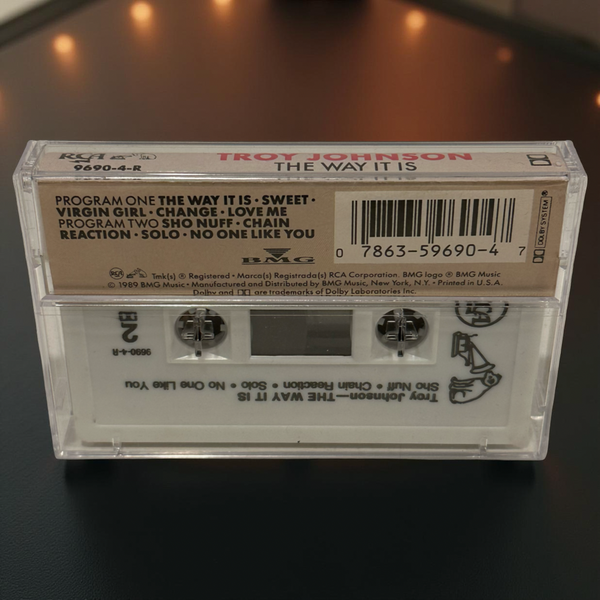 •TROY JOHNSON - THE WAY IT IS• ~1989 OG PRESSING~ (CASSETTE TAPE)
