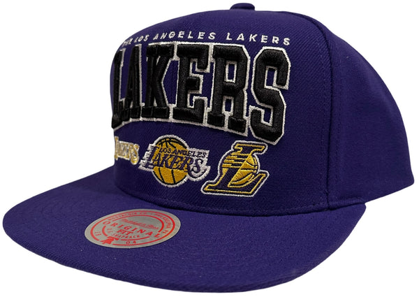 *Los Angeles Lakers* snapback hats by Mitchell & Ness