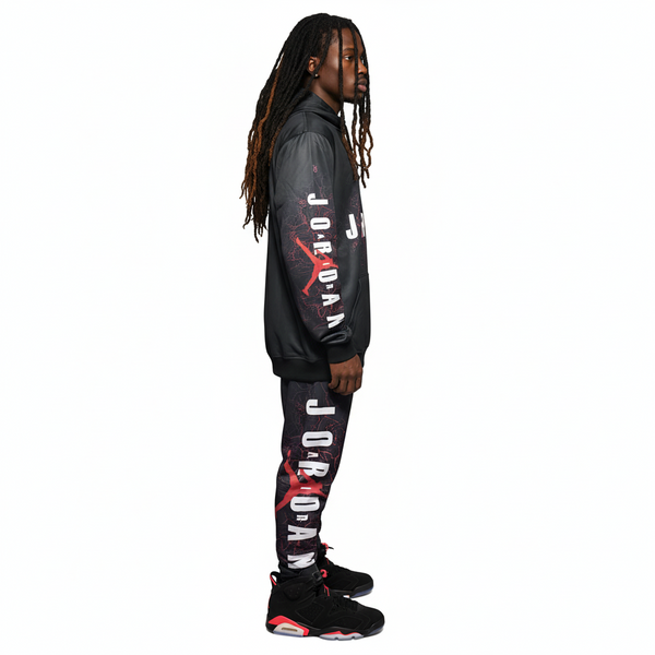 •AIR JORDAN• FULL SWEATSUITS (HOODED) (FLEECY SOFT LINED)