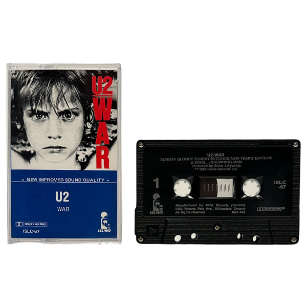 •U2 - WAR• ~1983 OG CANADIAN REPRESSINGS~ (CD & CASSETTE TAPE)