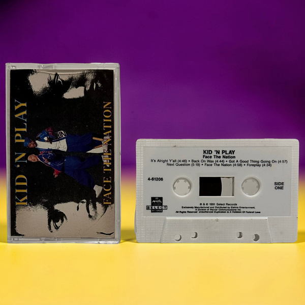 •KID ‘N PLAY ~ FACE THE NATION• ~1991 OG PRESSING~ (CASSETTE TAPE)