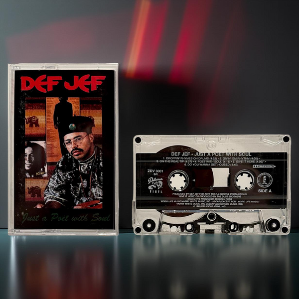 •DEF JEF ~ JUST A POET WITH SOUL• ~1989 OG PRESSING~ (CASSETTE TAPE) (3)