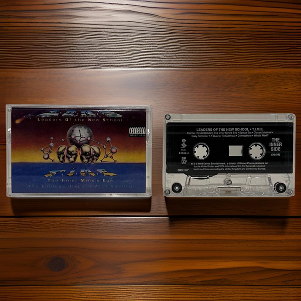 •LEADERS OF THE NEW SCHOOL ~ T.I.M.E.• ~1993 OG PRESSING~ (CASSETTE TAPE)