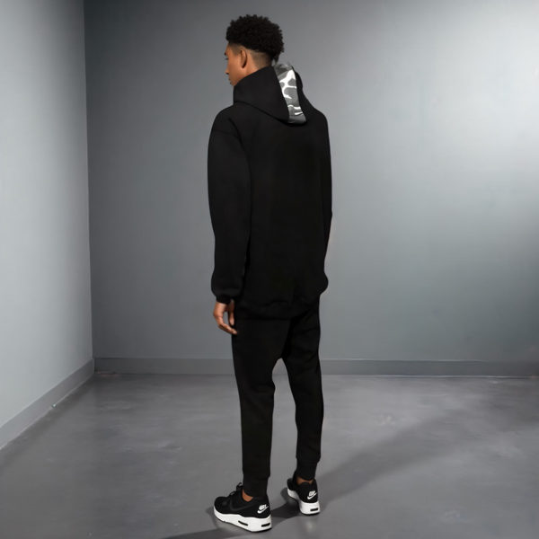 •23 GOAT• (GREY-CAMO) LUXURY HOODED ZIP UP SWEATSUITS