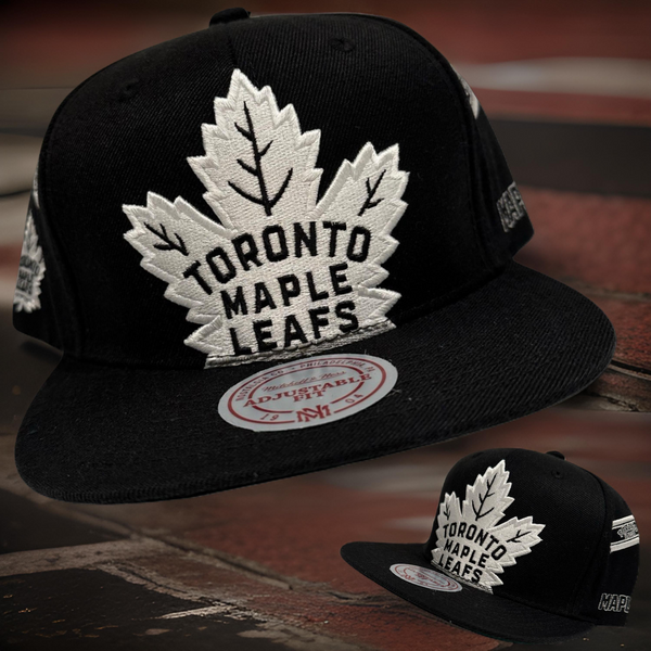 *Toronto Maple Leafs* snapback hats by Mitchell & Ness